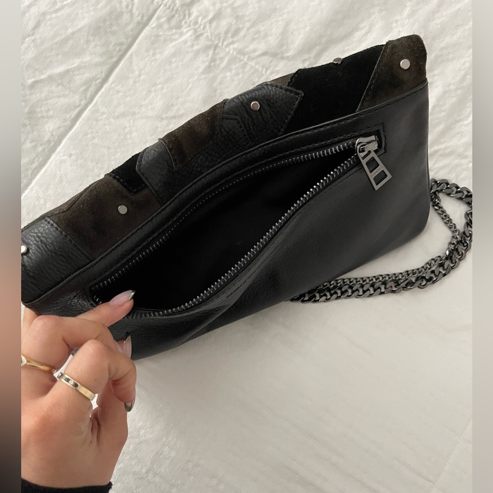 Zadig & Voltaire Rock Leather Crossbody Bag Gem